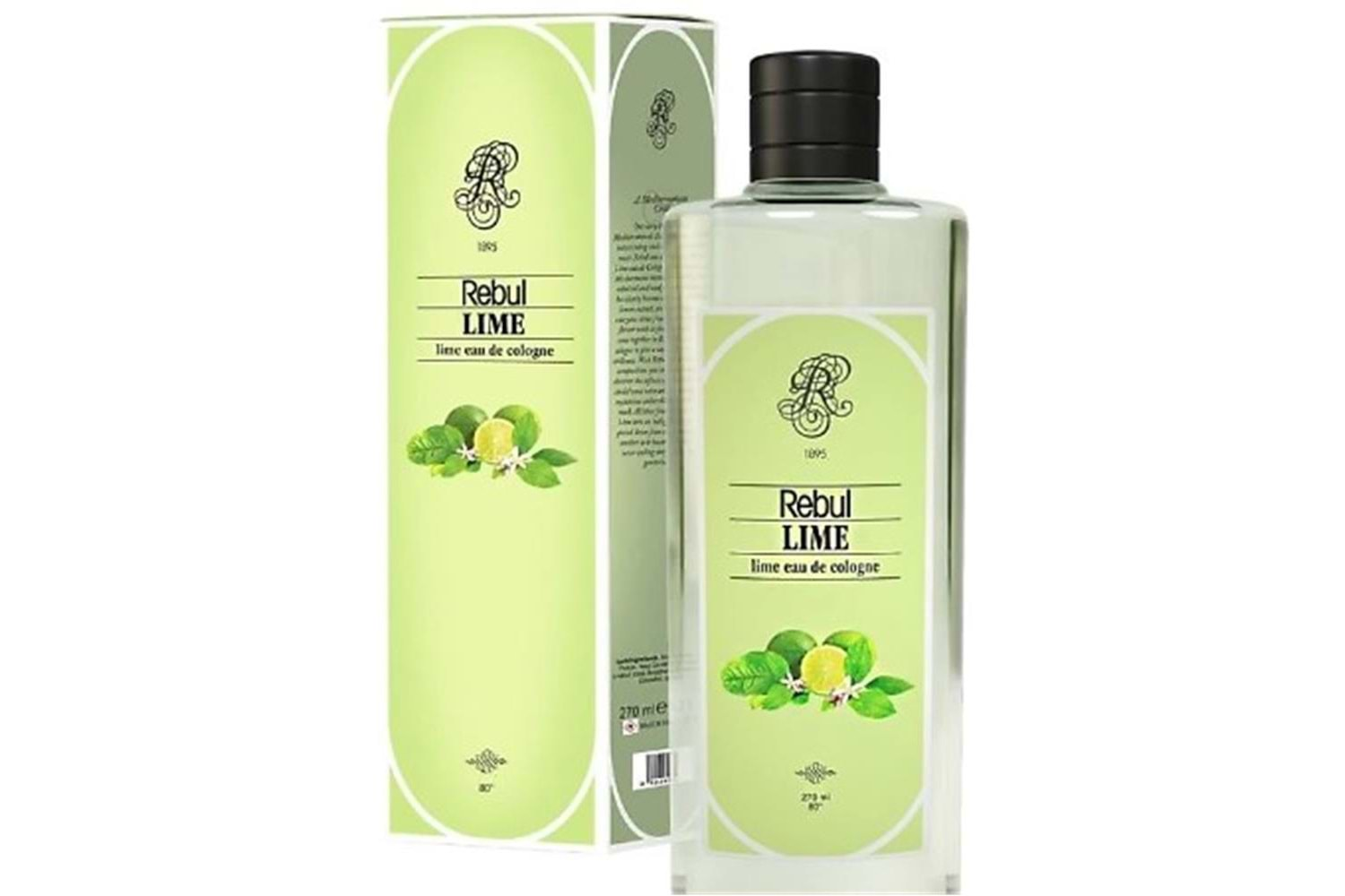 Rebul Lime 250 ml Kolonya Cam Şişe