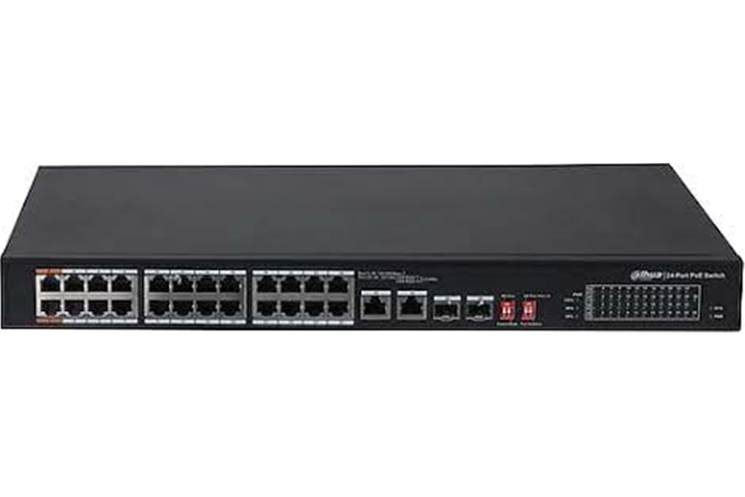 Dahua PFS3226-24ET-240 24 Port Poe 2 Port Sfp 2 Port Gbıt Uplink 10-100 Switch