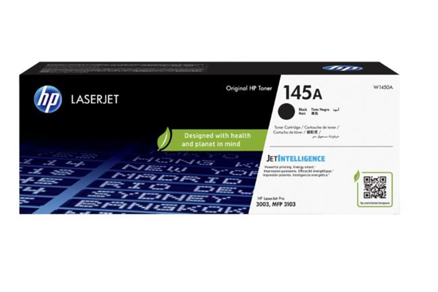 HP 145A Black Siyah 1.700 Sayfa Toner W1450A