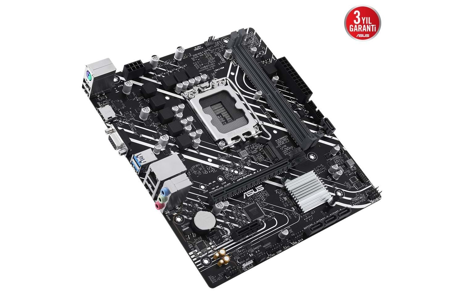 Asus Prime H610M-K Intel Soket LGA1700 DDR5 5600MHz mATX Gaming (Oyuncu) Anakart