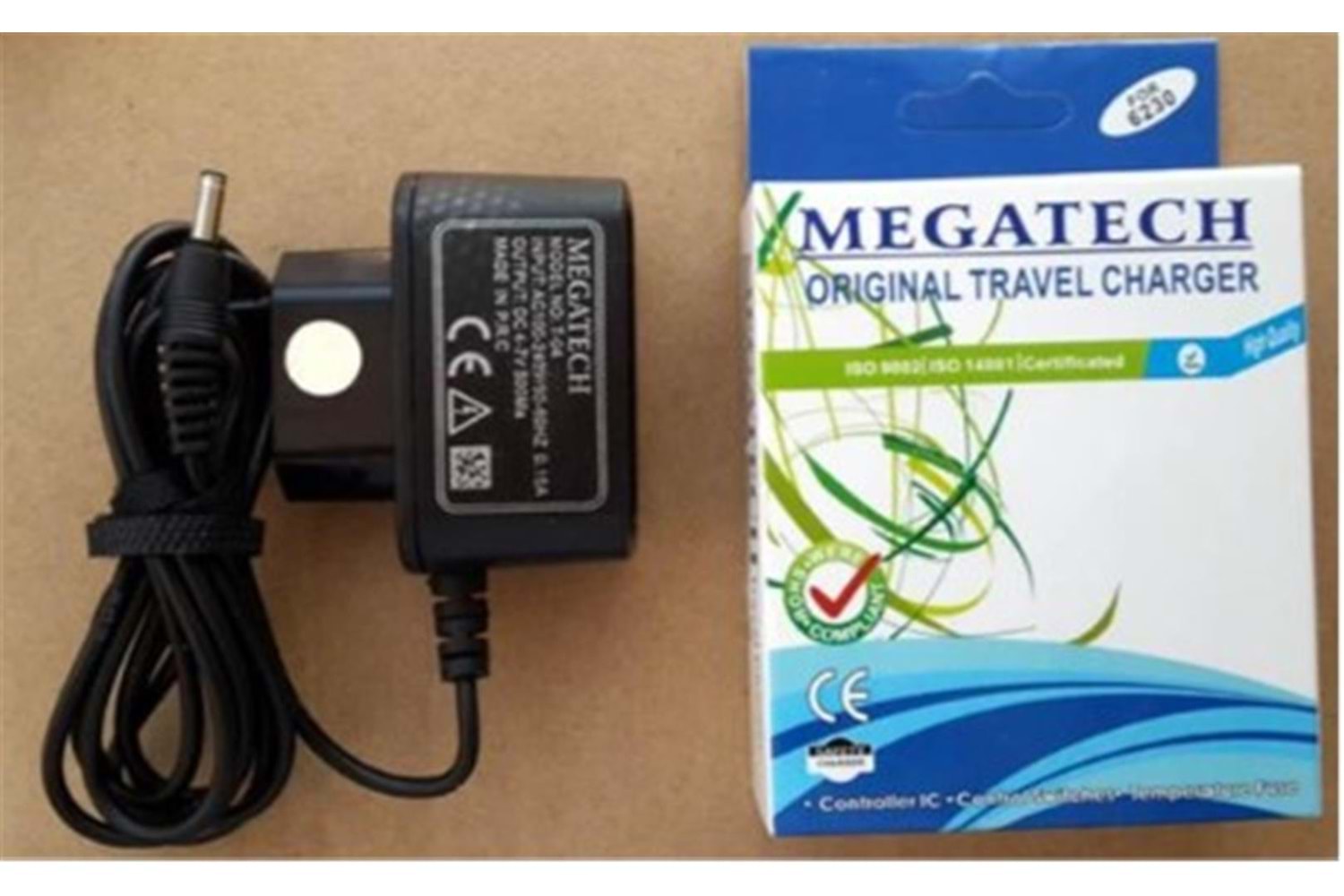 Megatech MT-302 5.0V 890Ma Travel Şarj Aleti (N70 İnce Nokia Uçlu)
