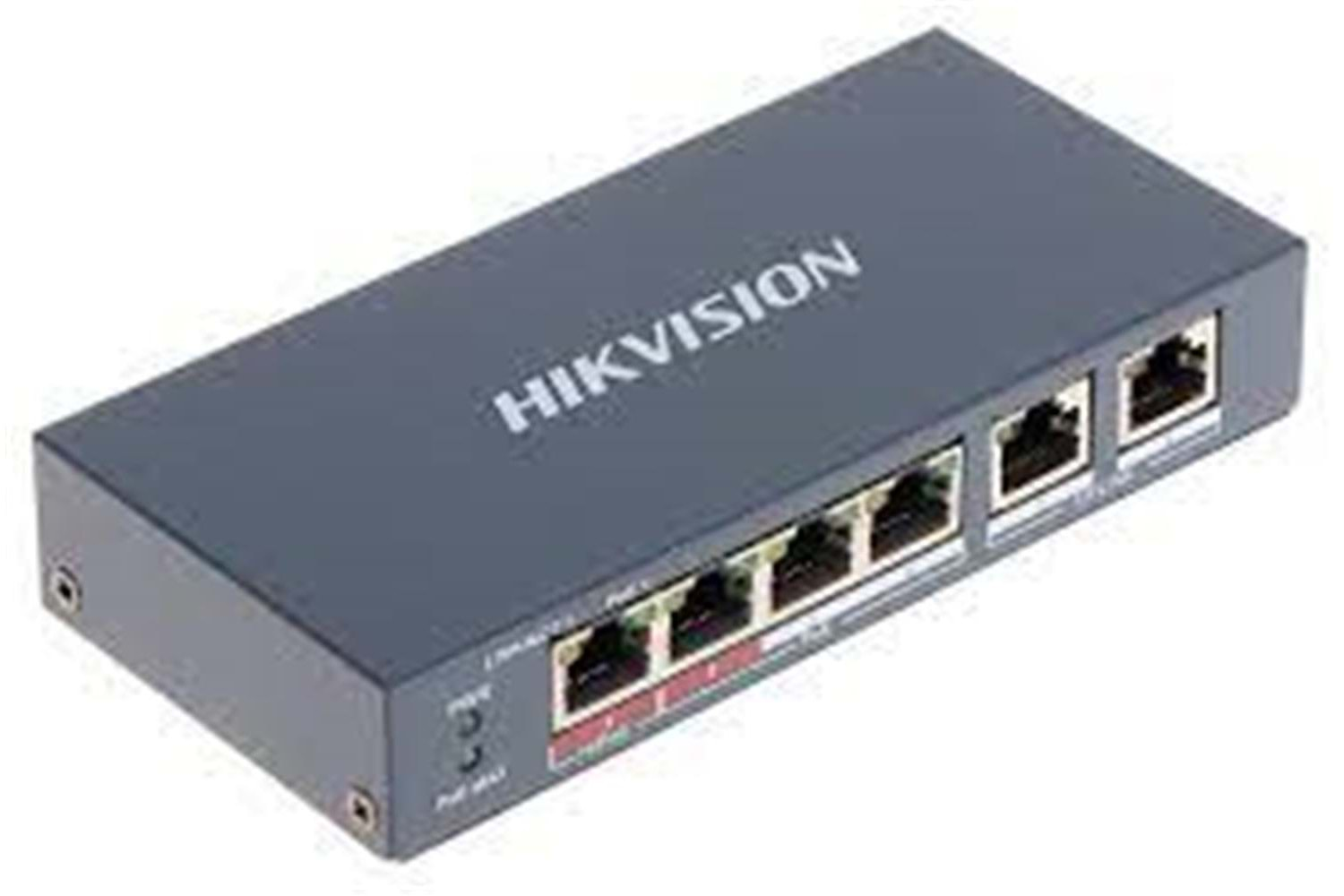 Hikvision DS-3E0106P-E-M 4 Portlu 10-100 Fast Ethernet Switch- 4 Port Poe 35W