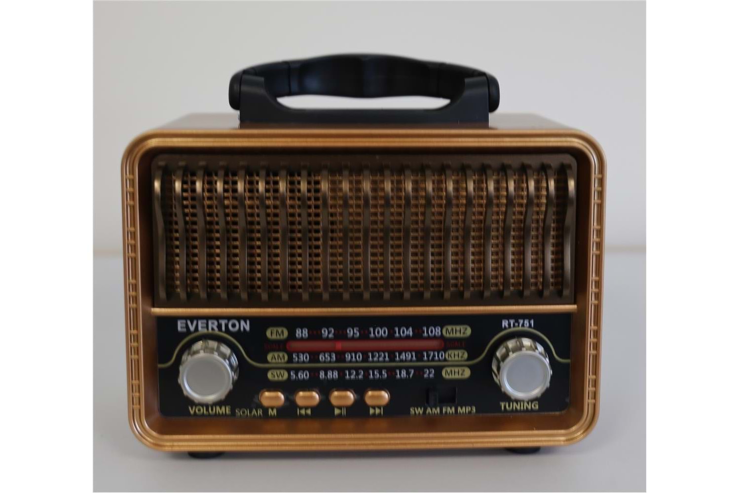 Everton Rt-751 -Fm-Am-Sw-Usb-Tf Card-Aux Nostaljik Radyo