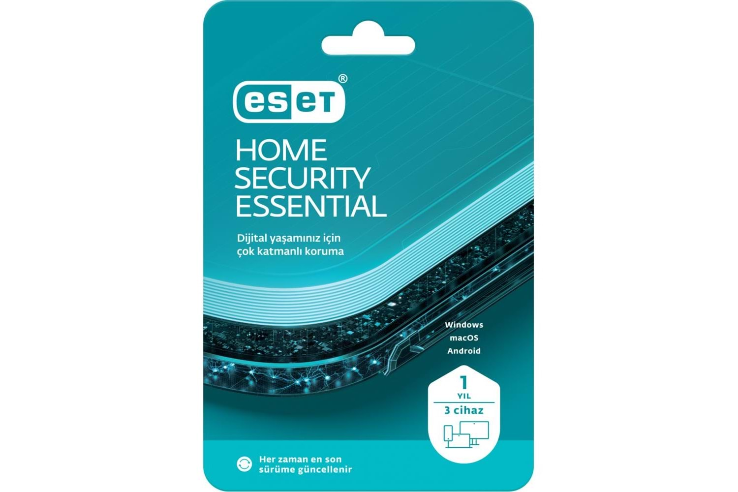 Eset Home Securıty Premıum 3 Kullanıcı 1 Yıl Box Kutu