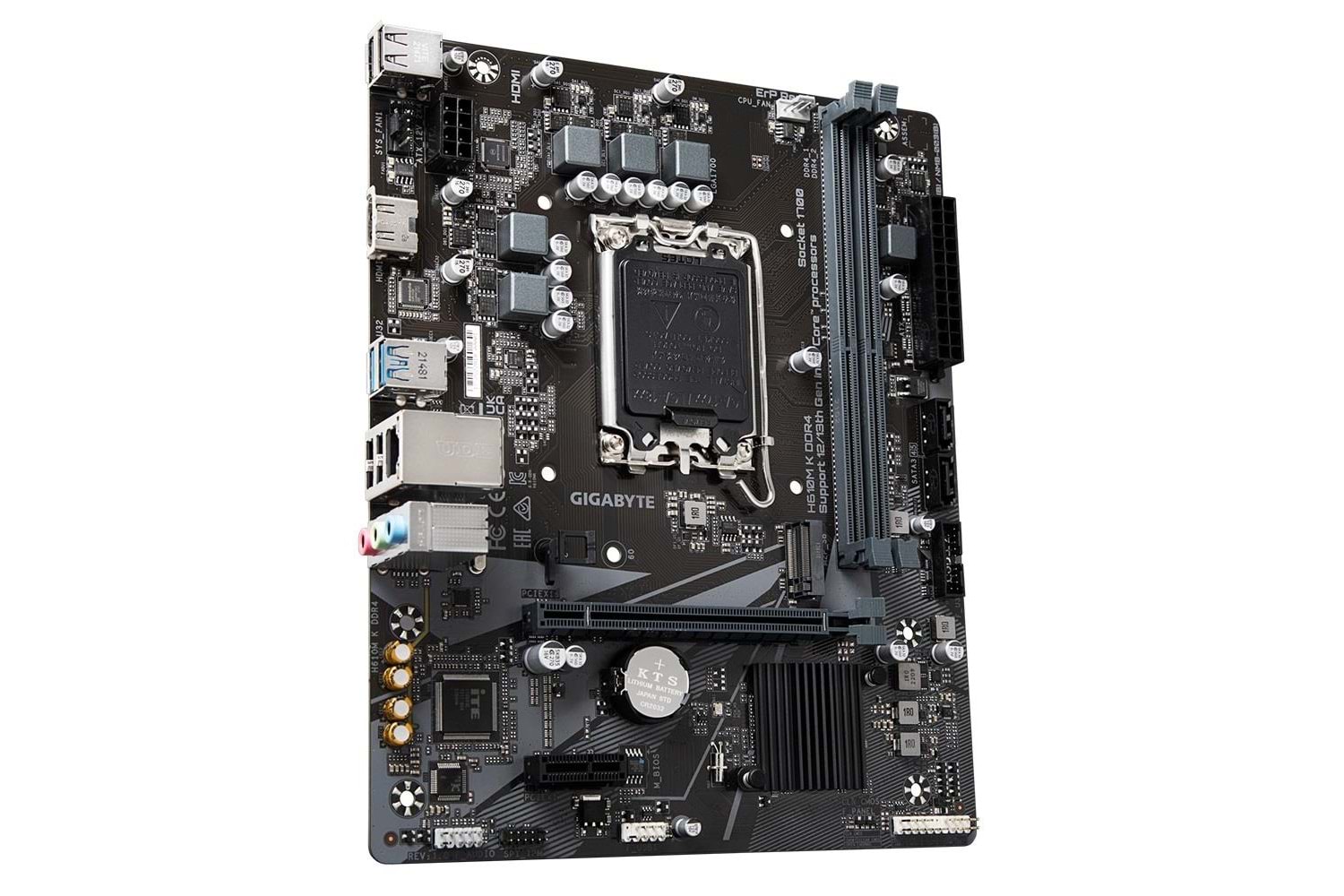 Gigabyte H610M-K-DDR4 Intel H610 Soket 1700 DDR4 3200MHz mATX Gaming (Oyuncu) Anakart