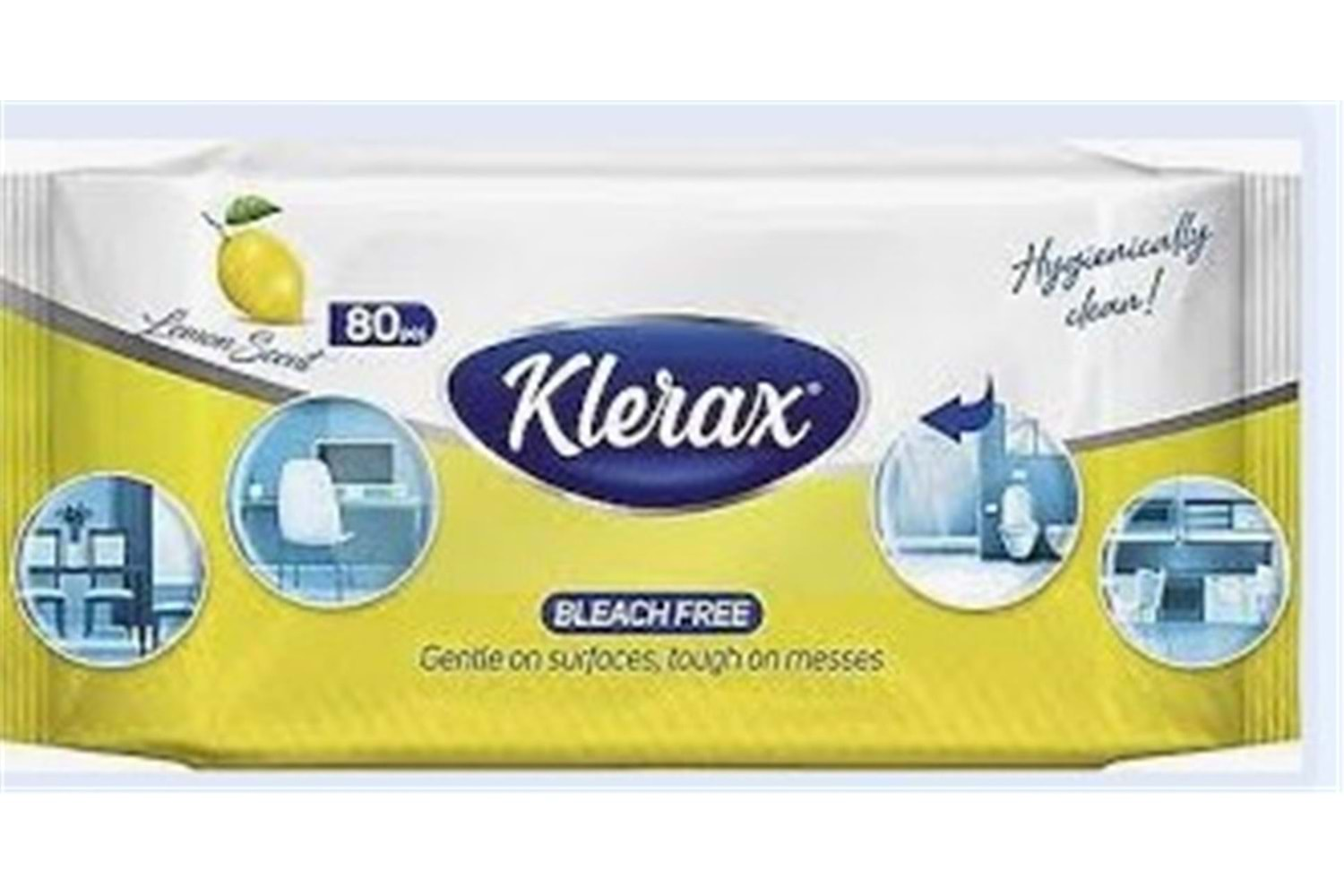 Klerax-Sarı Paket Yüzey Temizleme Mendili