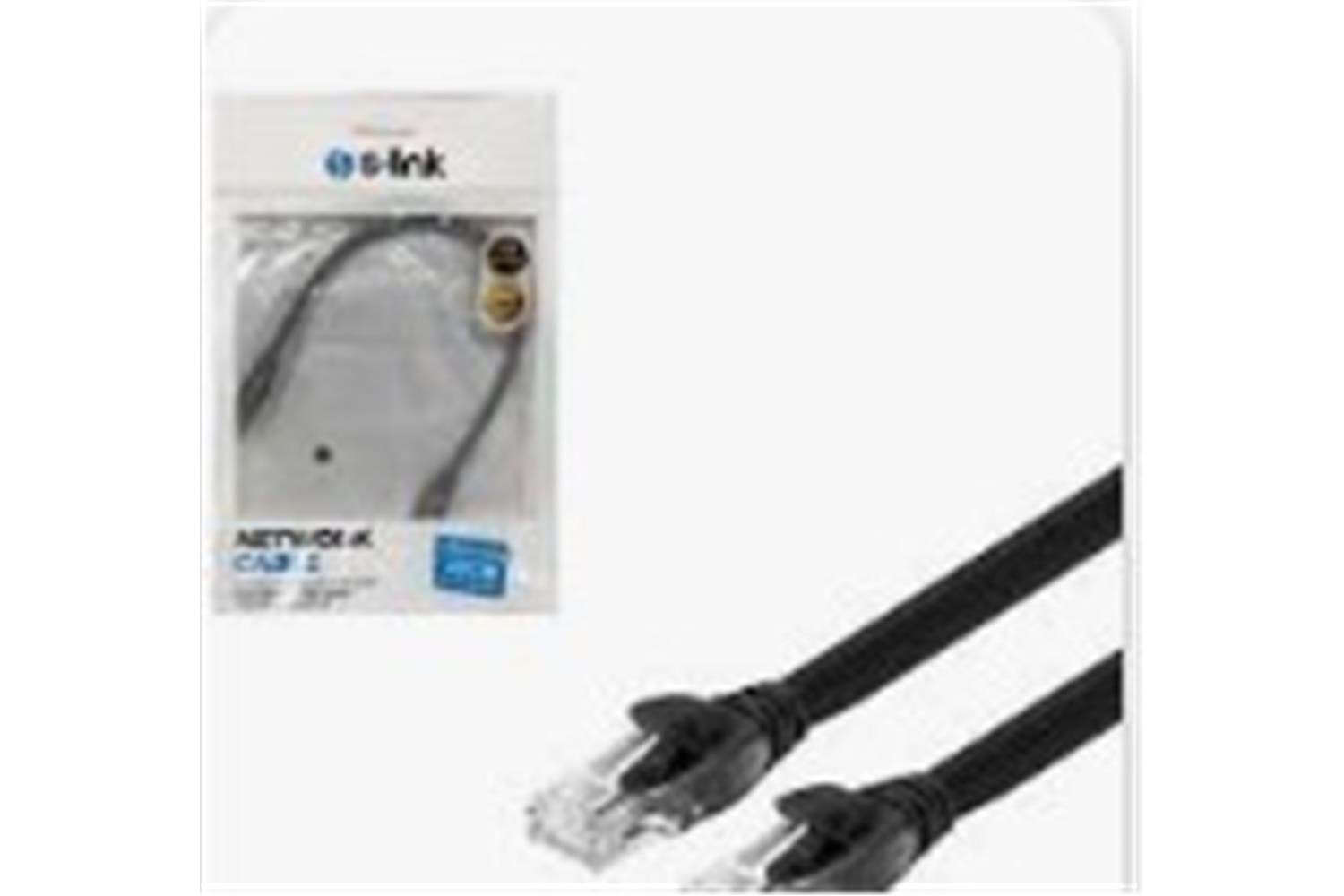 S-link SL-CAT6030 0.30mt Utp Cat6 Siyah Patch Kablo