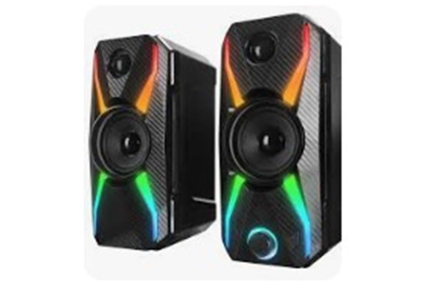 Rampage RMS-X5 2.0 Siyah Multimedia Gaming USB Speaker