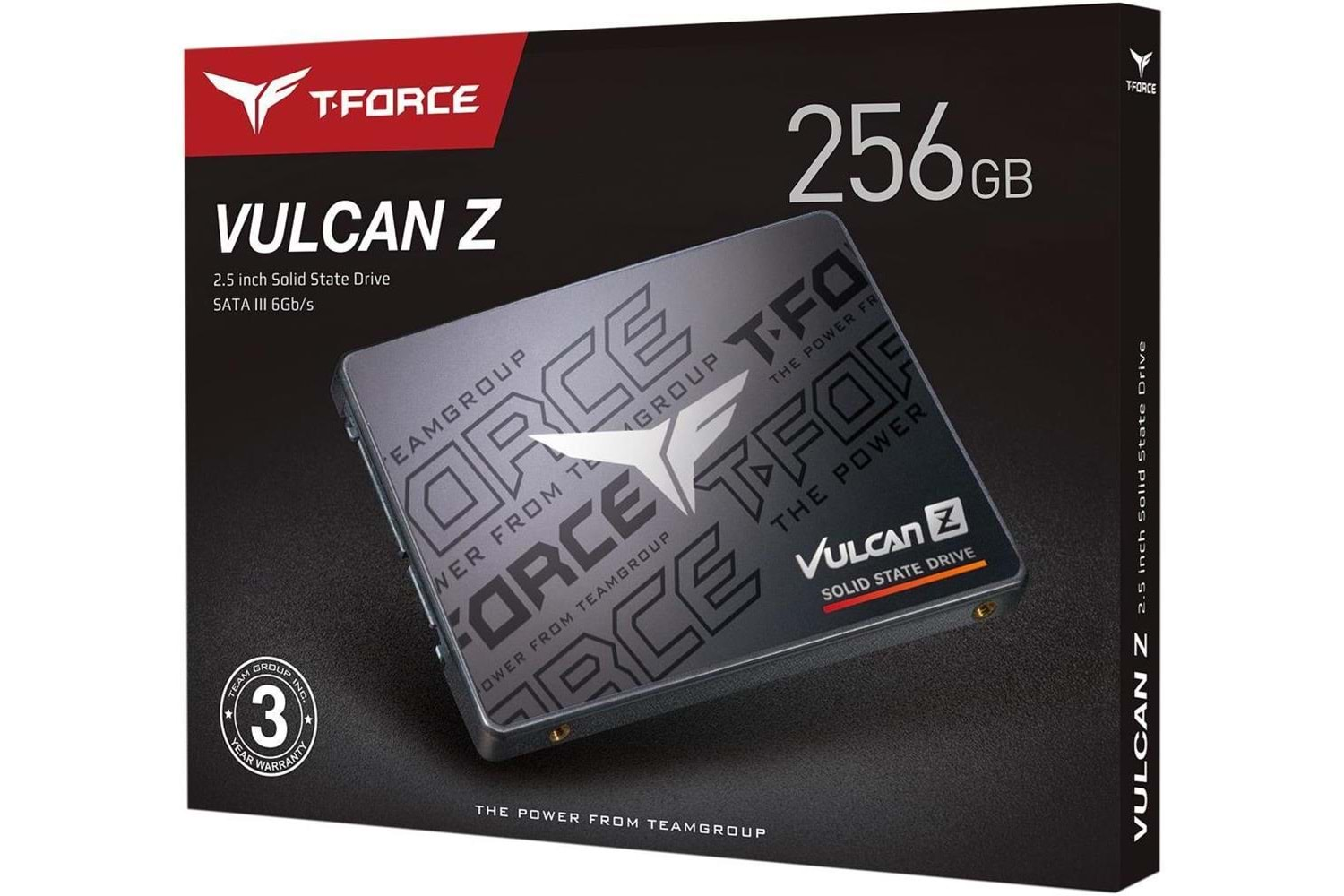 Team 256GB Vulcan Z T253TZ256G0C101 520-450MB-s 2.5