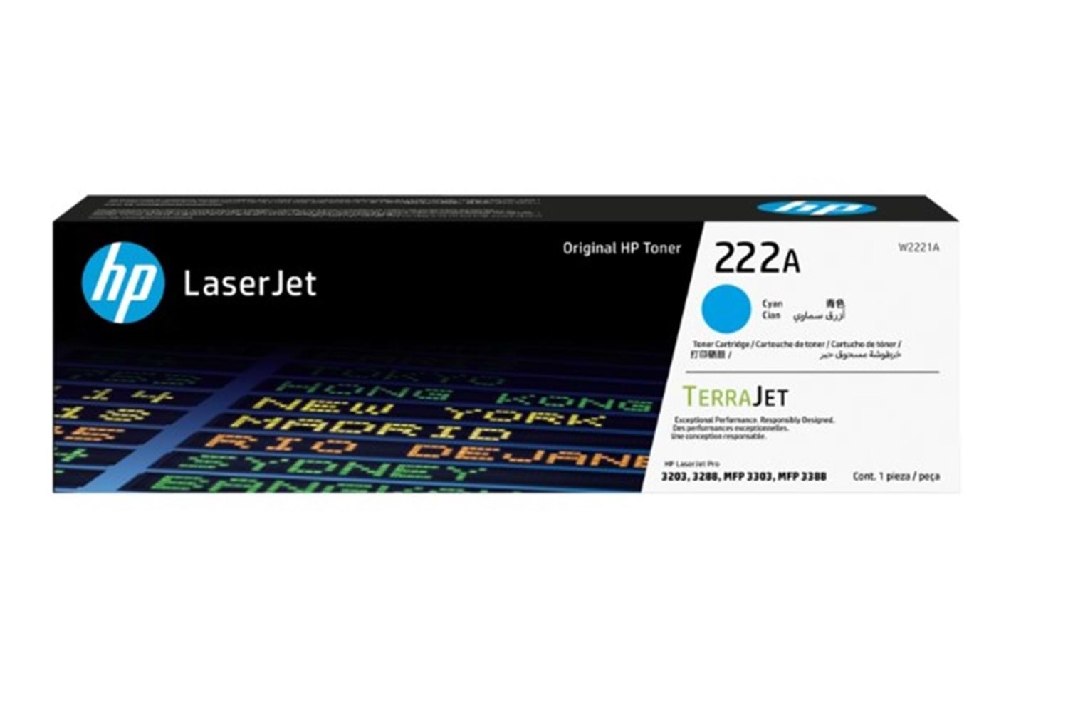 Hp 222A Cyan Mavi 1.200 Sayfa Toner W2221A