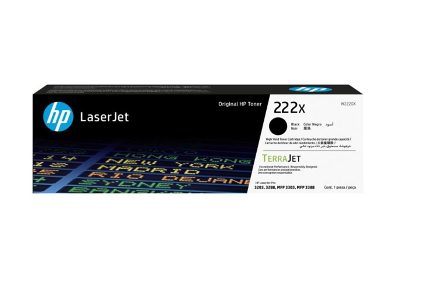 Hp 222X Black Siyah 3.200 Sayfa Toner W2220X