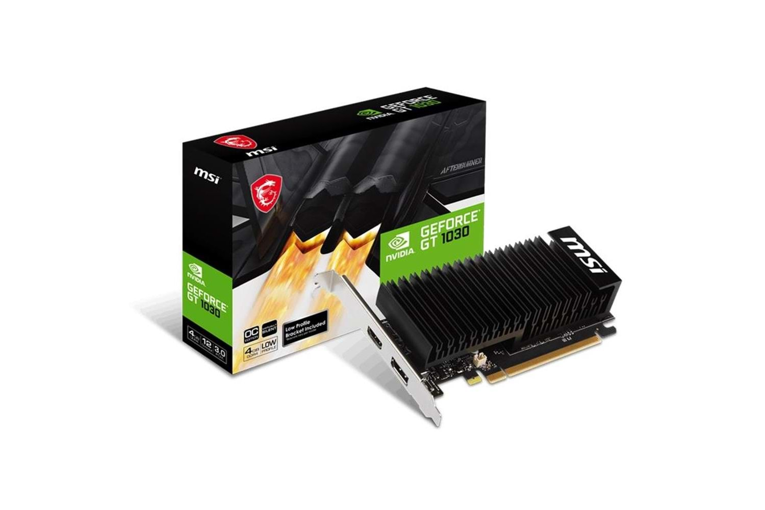 Msi Geforce Gt1030 4Ghd4 Lp Oc 4Gb Ddr4 64Bıt 1Xhdmı 1Xdp Ekran Kartı