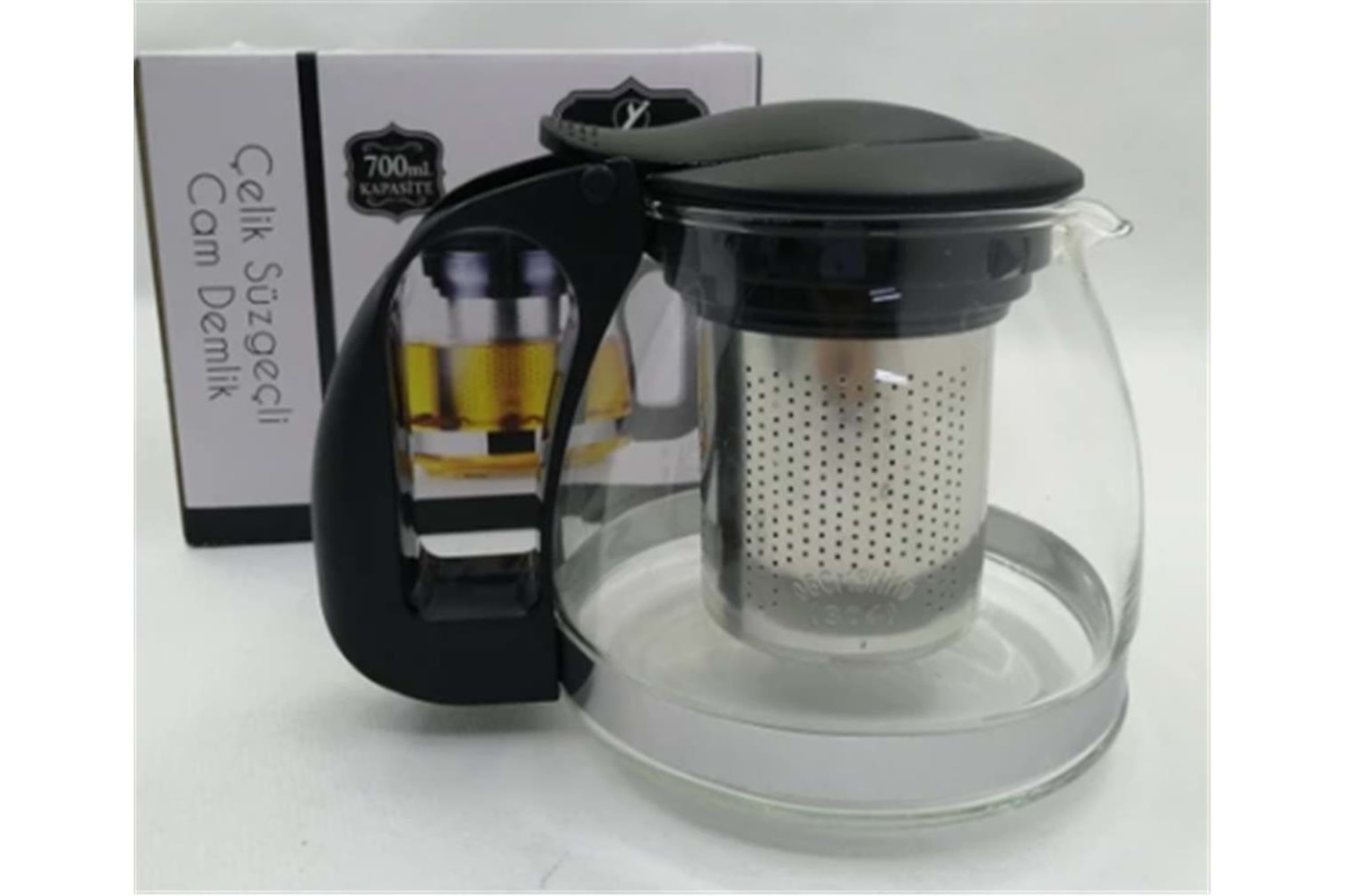 Yakut French Press 900 ml Metal Kulplu