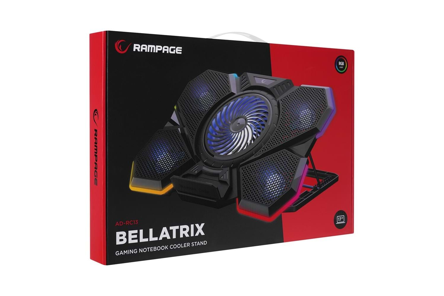 Addison Rampage AD-RC13 BELLATRIX Siyah 5 Fan 2 USB RGB Işıklı 15