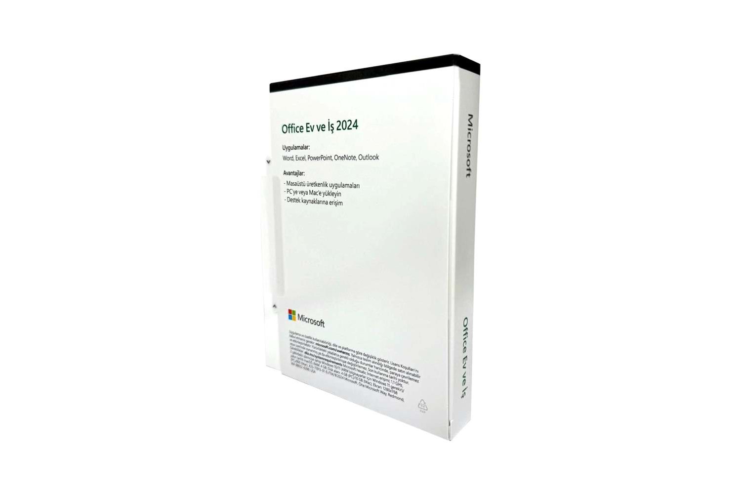 Microsoft Office Home and Business 2024 EP2-06692 Türkçe Lisans Kutu Ofis Yazılımı