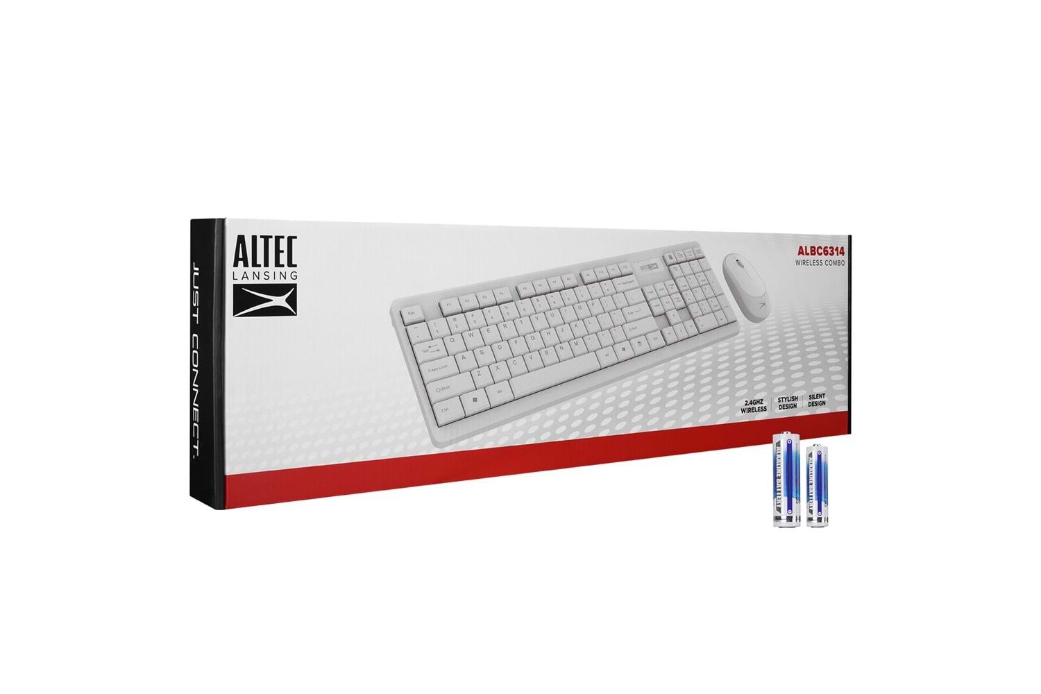 Altec Lansing ALBC6314 Beyaz 2.4GHz 1200DPI Mouse Türkçe Q Kablosuz Klavye + Mouse Set