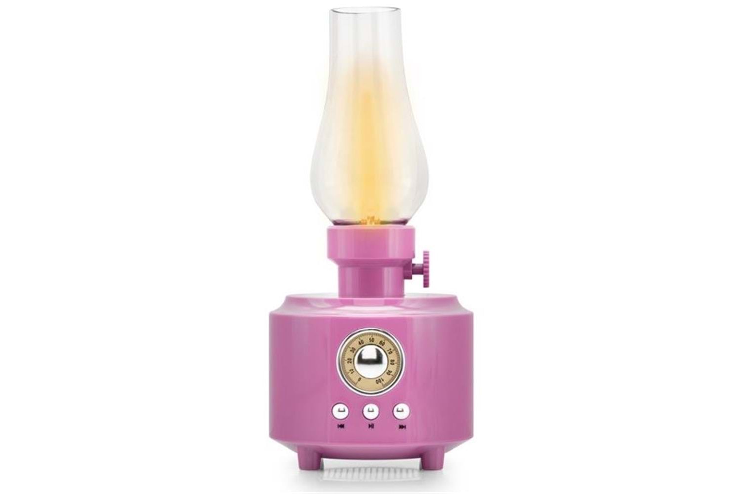 Hadron C210 Pembe Bluetooth Nostalji Gaz Lambası Speaker100-100-200MM