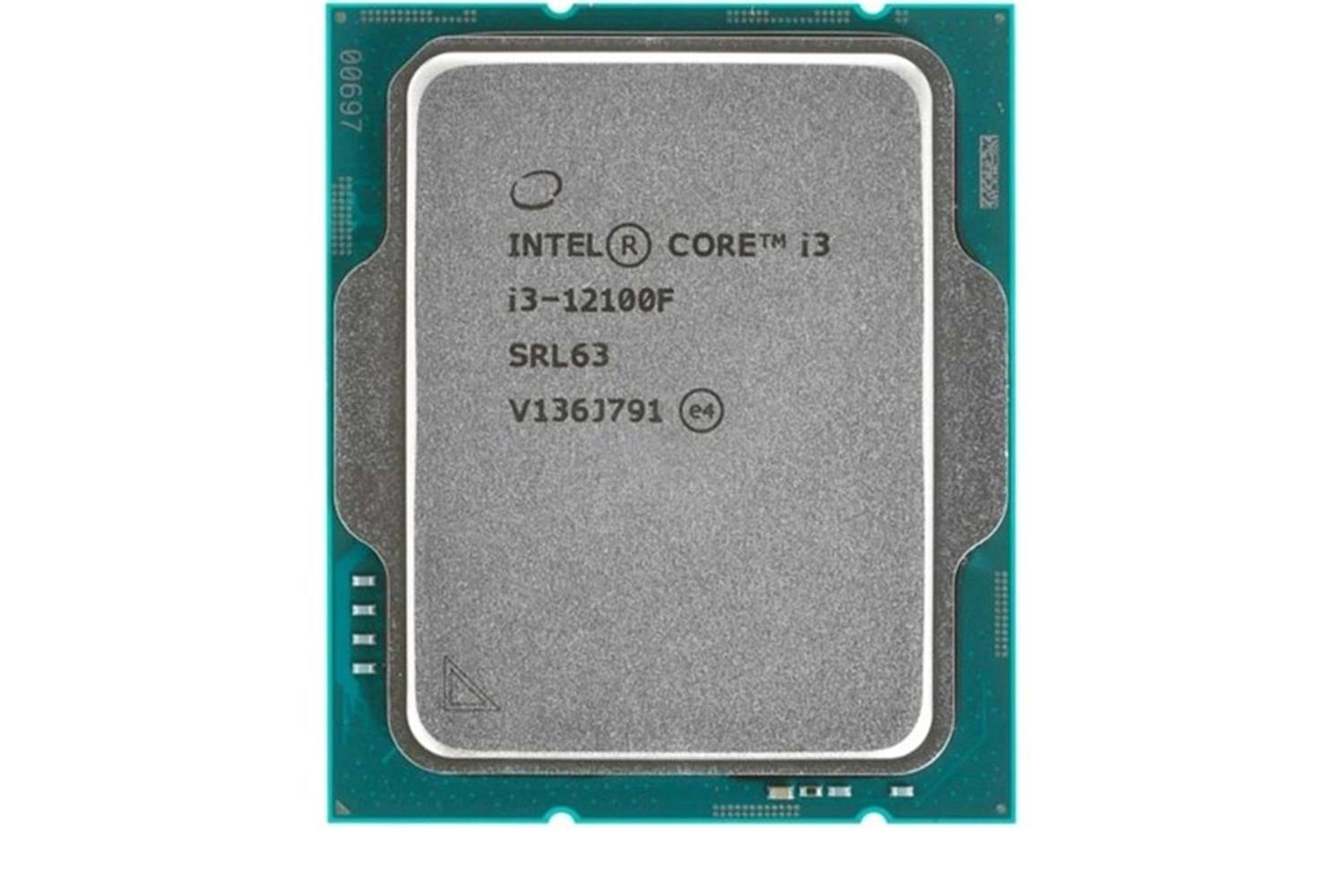 Intel Core i3 12100F TRAY 3.3 Ghz 4 Çekirdek 12MB Cache LGA1700 Soket 10NM Kutusuz İşlemci