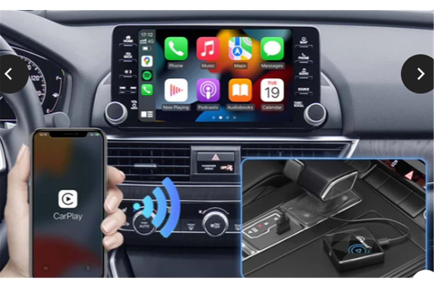 Ottocast OT-U2AIR PRO Kablosuz CarPlay Wireless Adaptörü