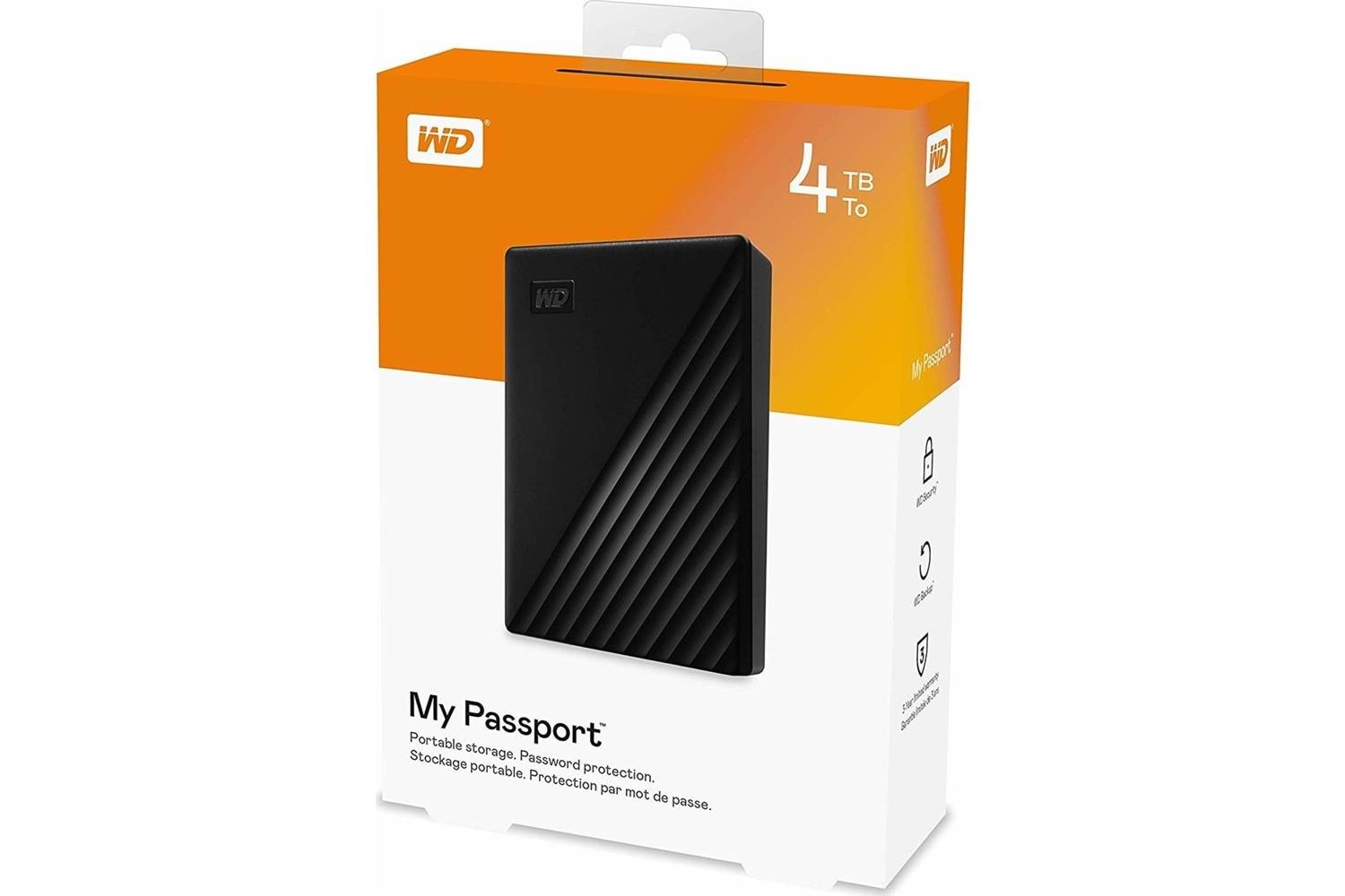 Wd 4Tb My Passport WDBPKJ0040BBK-WESN 2.5