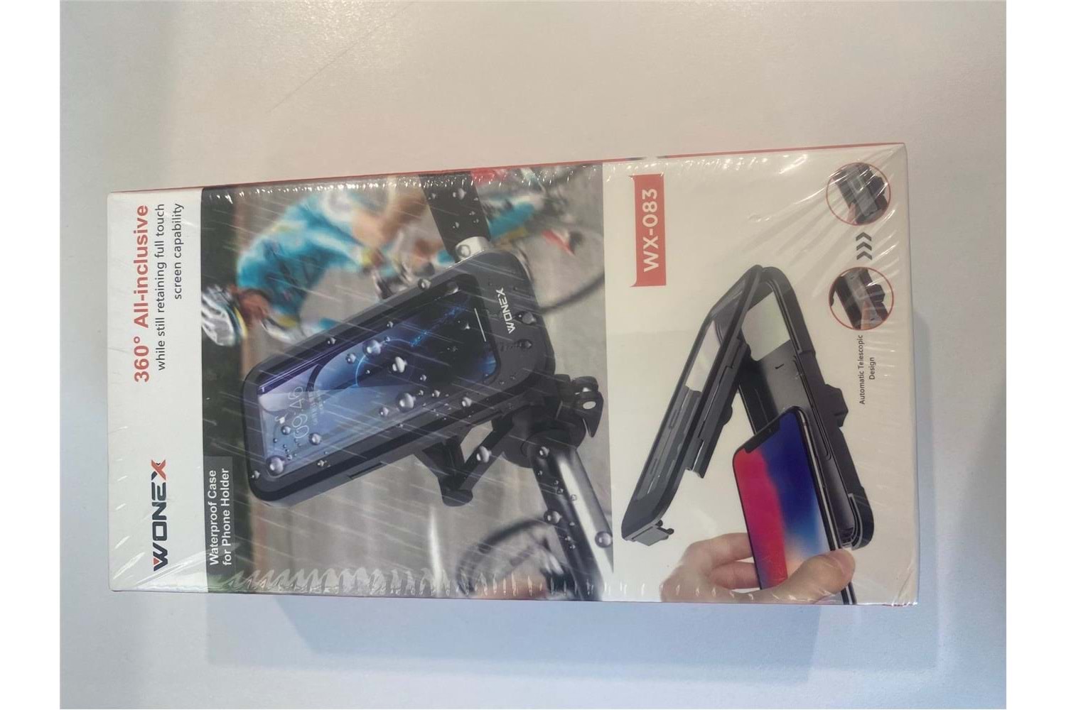 WONEX WX-083 Motosiklet Bisiklet Telefon Tutucu