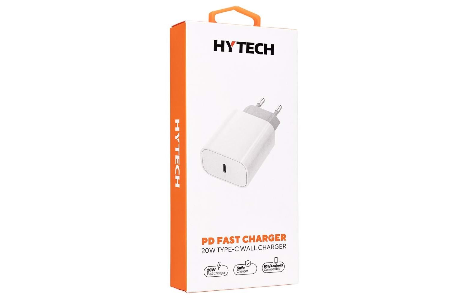 Hytech HY-XE40TP Type C to Type C Kablolu 20W PD3.0-Quick Charge QC4.0 Hızlı Ev Şarj Adaptörü