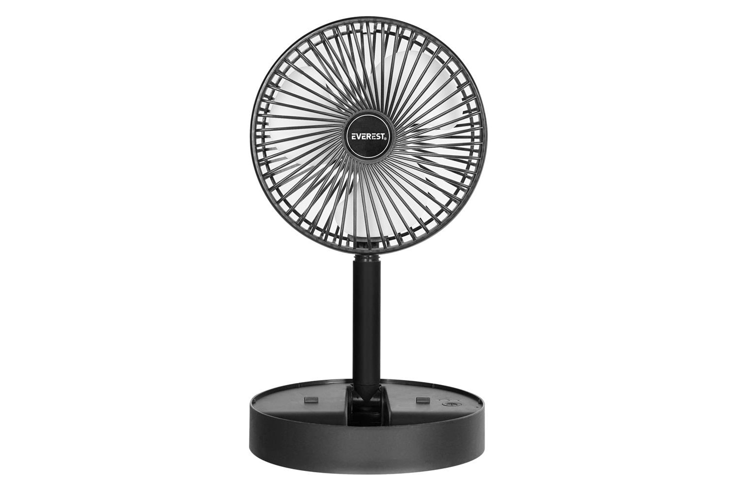 Everest EFN-605 Masaüstü Şarj Edilebilir Siyah 800mAh Usb Fan