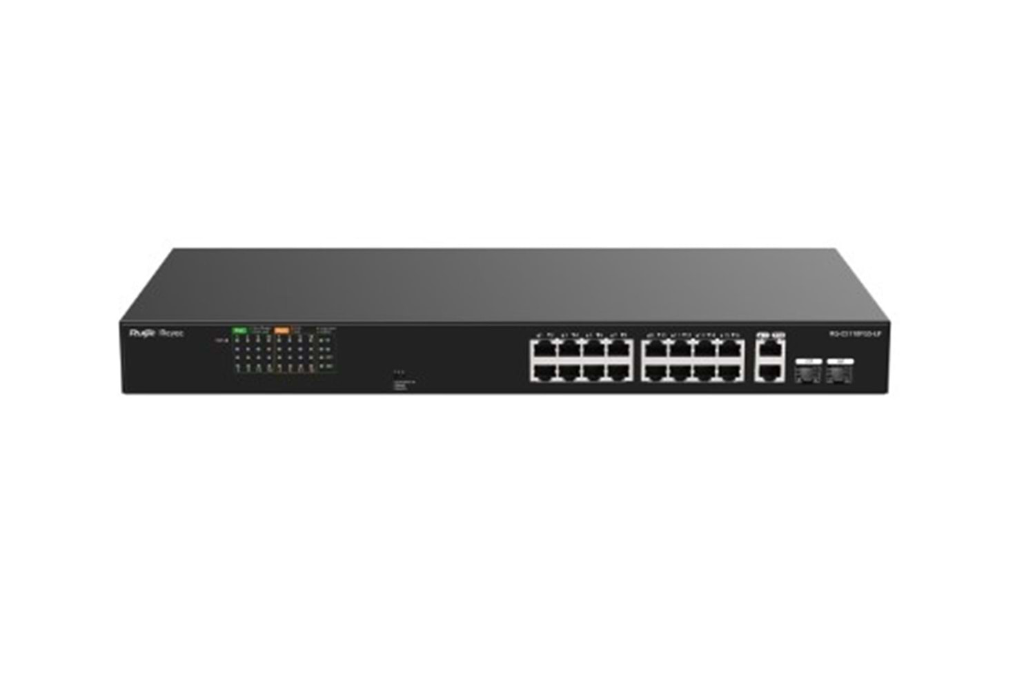 Ruijie-Reyee RG-ES118FGS-LP 16 Port POE+ 2 Port 10-100-1000 Mbps + 2 Port SFP 120W
