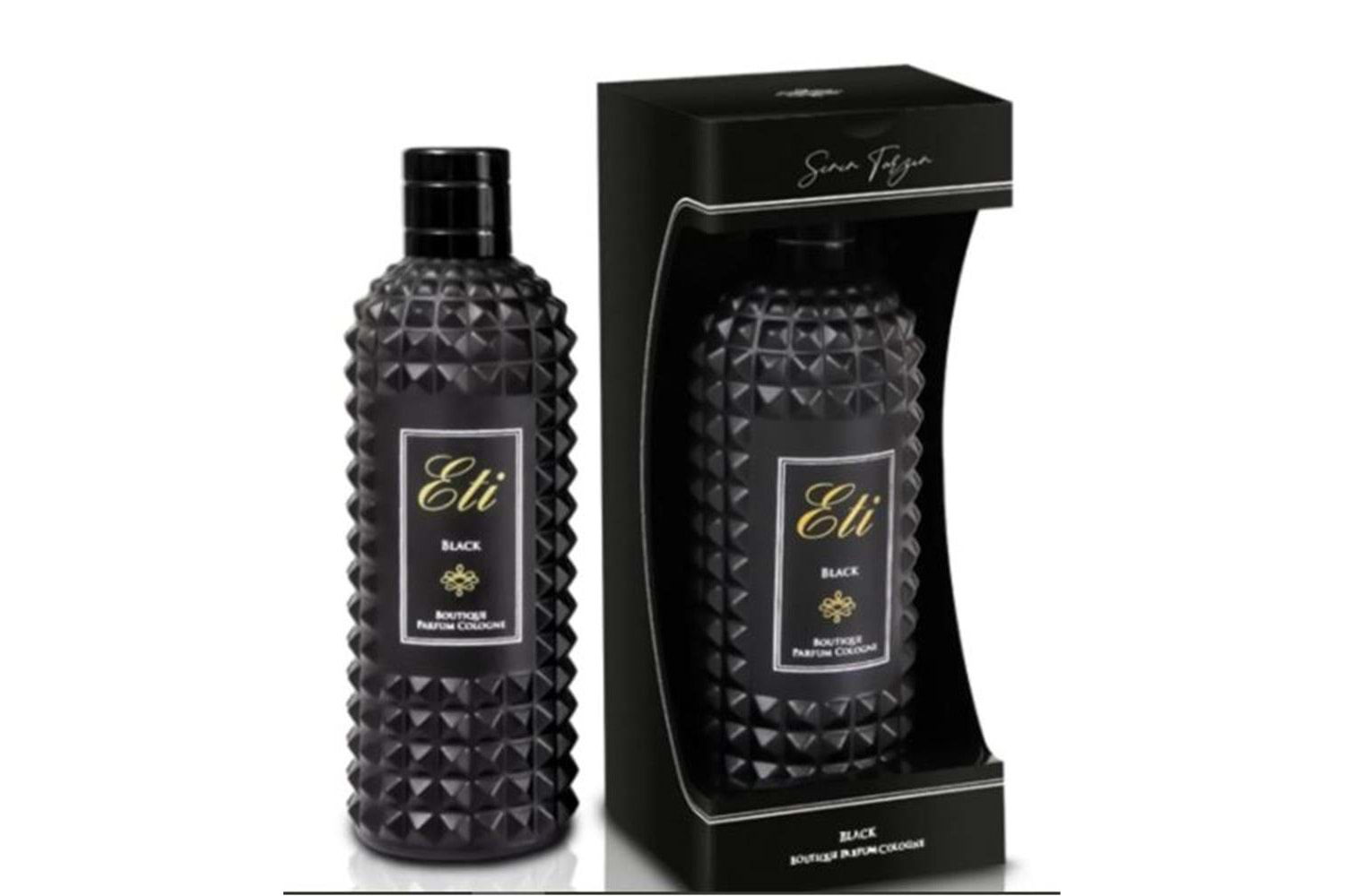 Eti BOUTIQUE Black Cam Şişe Kolonya 300ml