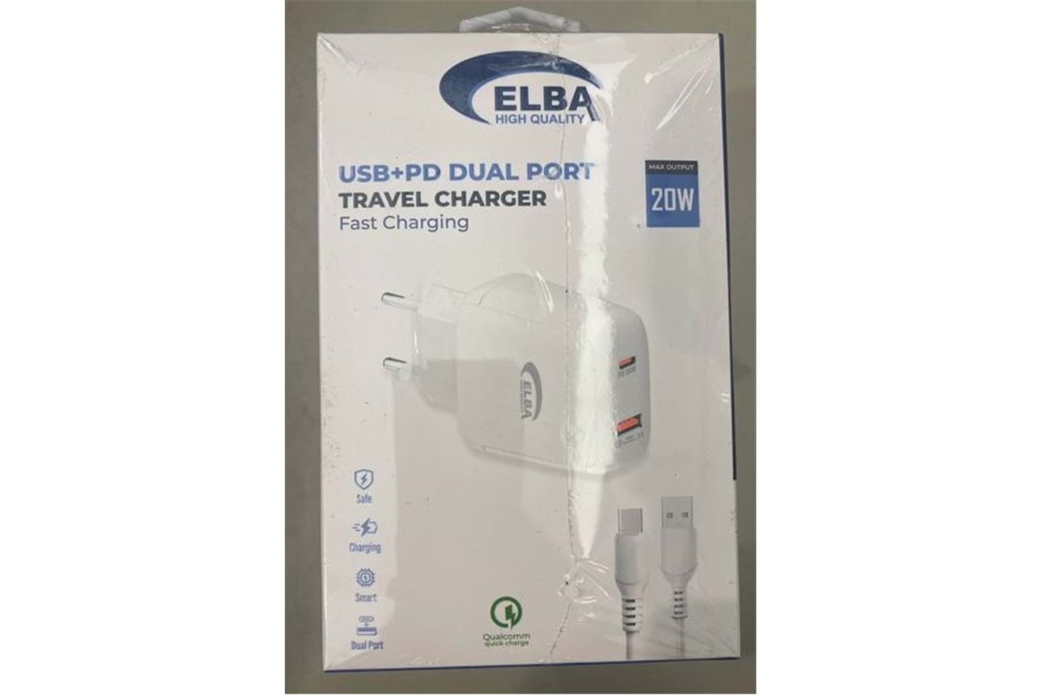 ELB44 ELBA 20W 2Lİ PD+USB TYPE-C SET