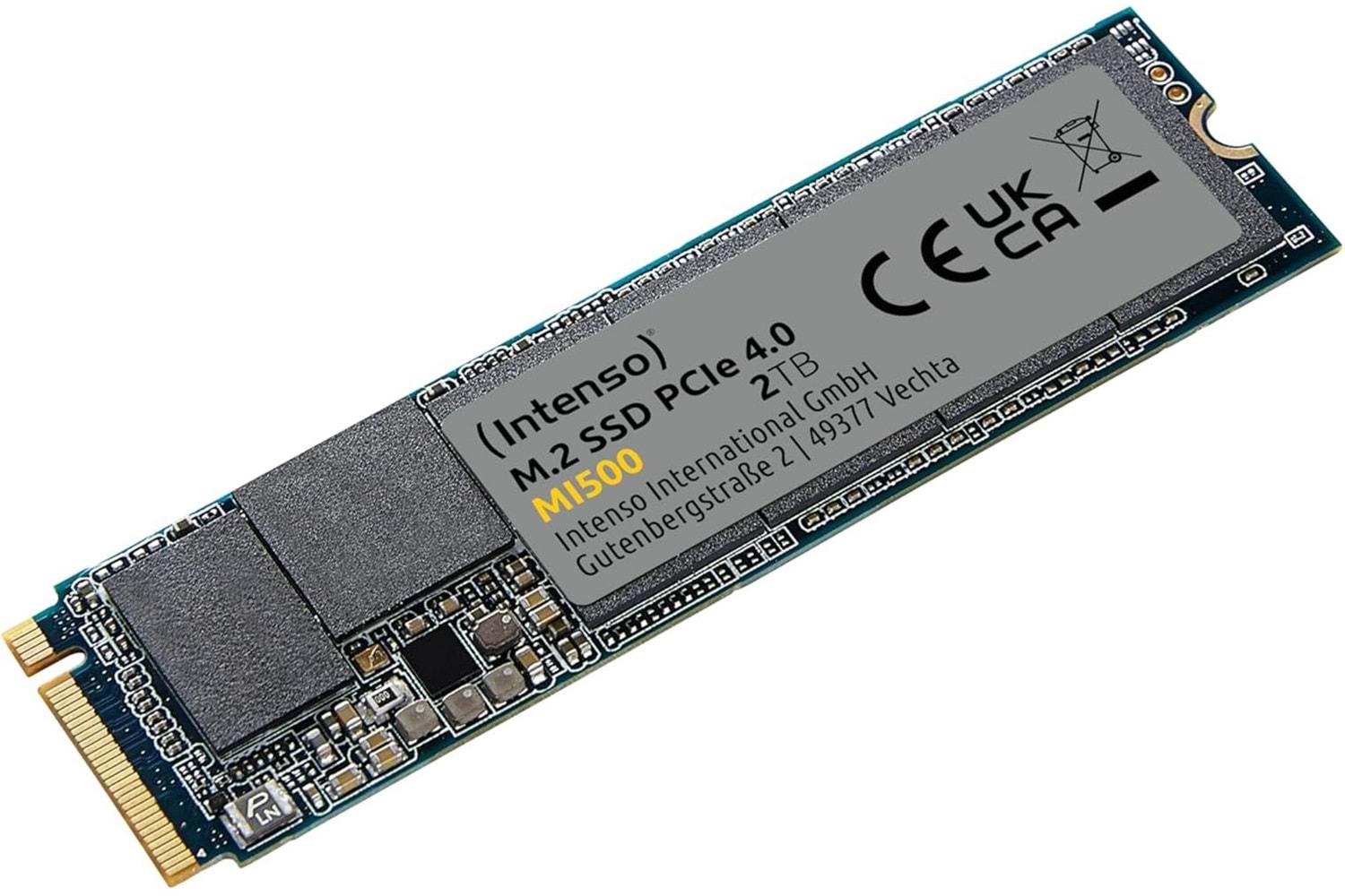 Intenso 2TB MI500 Gen.4x4 NVMe 1.4 SSD 5300MB-4500MB-s Ssd Disk