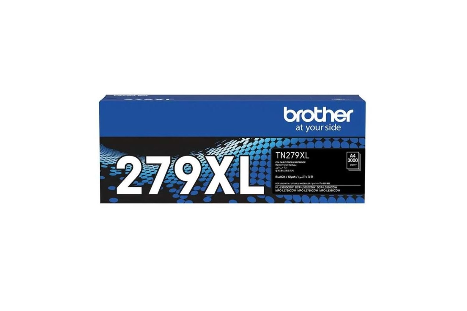 Brother TN-279XLBK Black Siyah Toner HL-L3280CDW DCP-L3520-3560 MFC-L3720-3760-8390 3.000 Sayfa