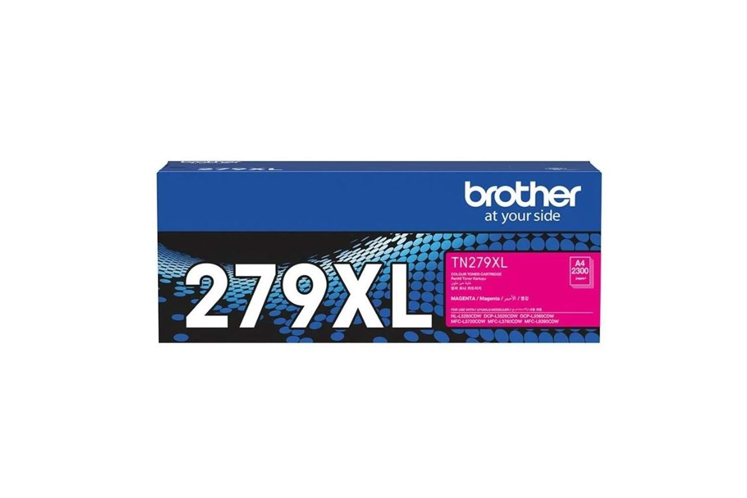 Brother TN-279XLM Magenta Kırmızı Toner HL-L3280CDW DCP-L3520-3560 MFC-L3720-3760-8390 2.300 Sayfa