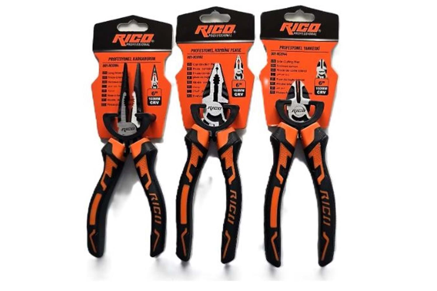 Rıco RC-0136 160mm no:6 Pense (paket 6lı)