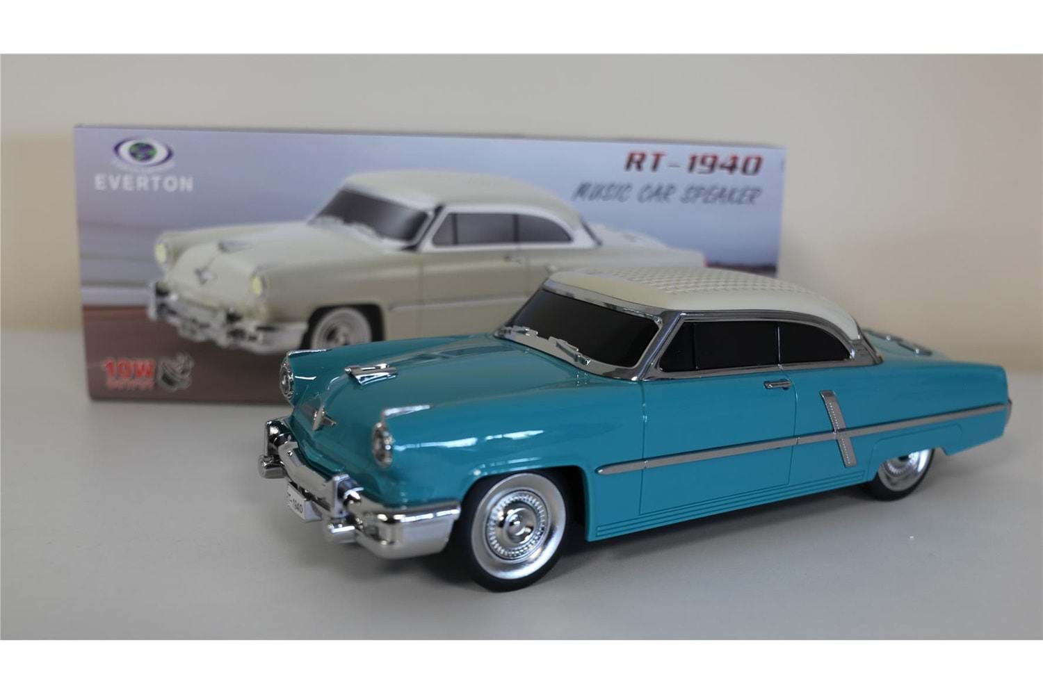 EVERTON RT-1940 Zümrüt Bluetooth Fm-Usb-Tf-Aux Şarjlı Nostaljik Radyo