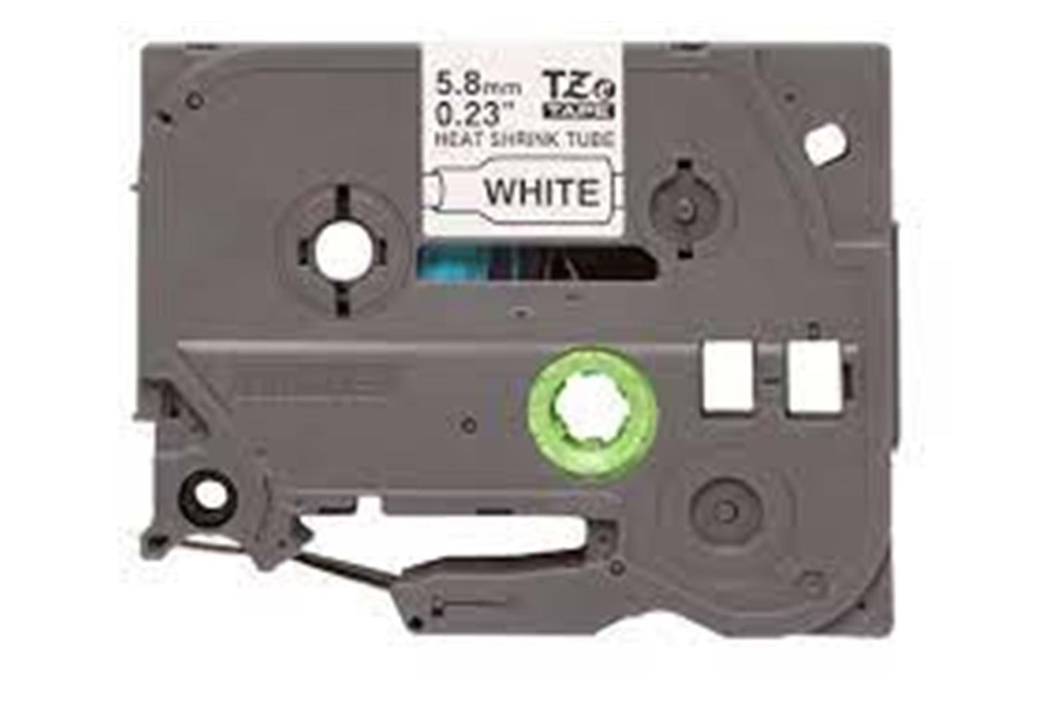 Brother P-Touch HSE-231 12 mm Beyaz Üzerıne Sıyah Isı ile Daralan Laminasyonlu Etiket