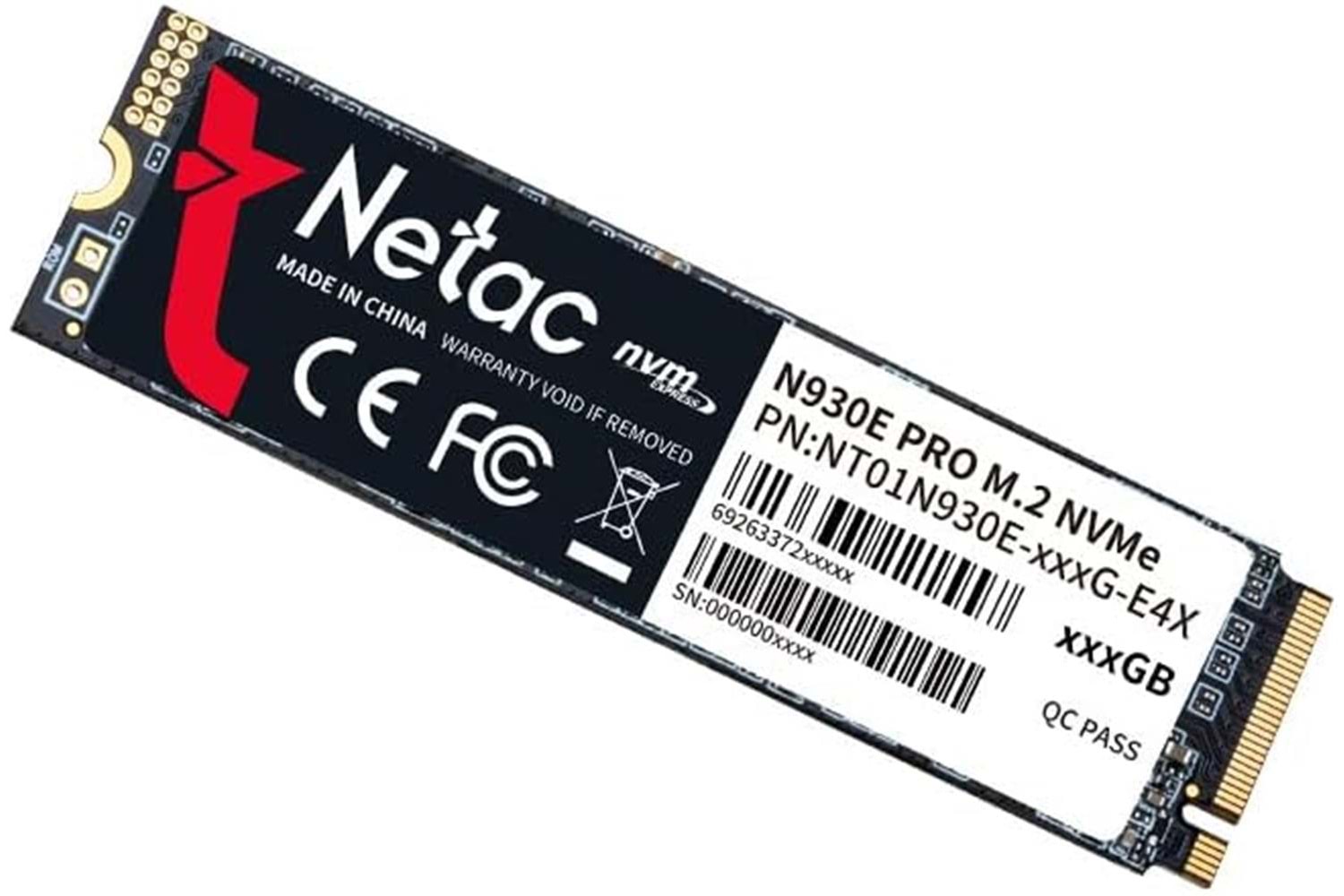 Netac 1Tb N930E Pro NT01N930E-001T 2130-1720 MB-S M.2 NVMe SSD