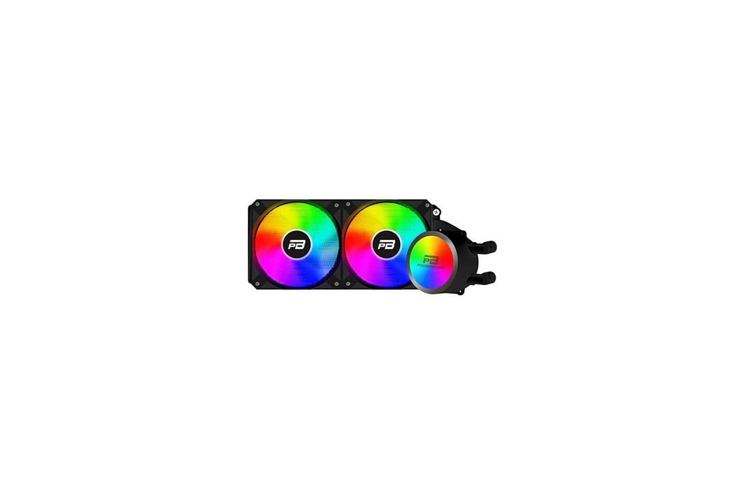 GameBooster PRIME P240B Rainbow Fanlı LGA1700-AM5 Uyumlu 240mm CPU Sıvı Soğutma Sistemi (Siyah)