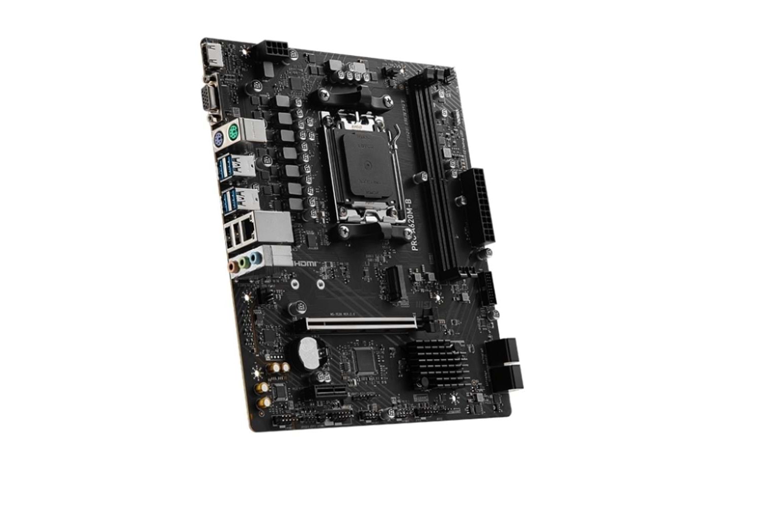 Msı Pro A620M-B AMD A620 AM5 Soket DDR5 6800(OC)MHz mATX Anakart