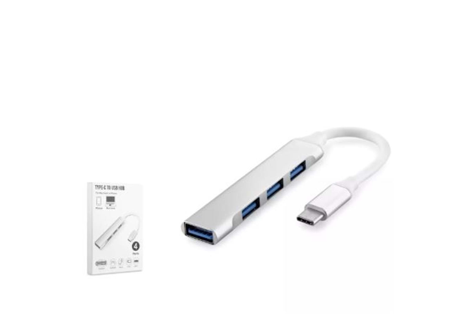 HADRON HDX7032 TYPE-C HUB 4-USB BEYAZ