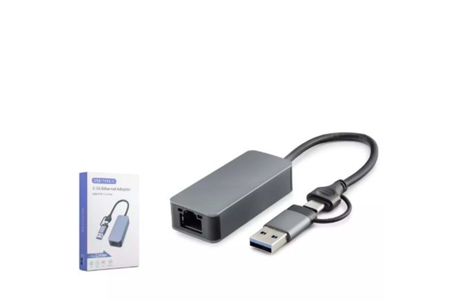 HADRON HDX7852 ETHERNET CARD USB2.0 + TYPE-C 2.5 Gigabit 