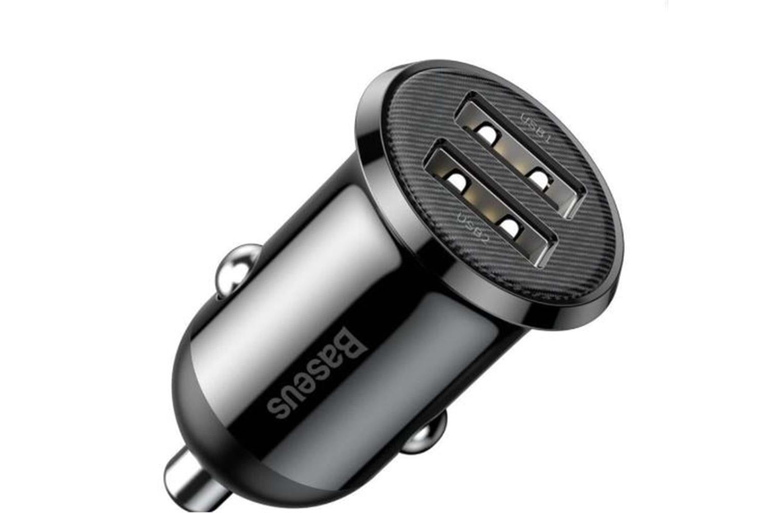 Baseus CCALLP-01 Grain Pro 2xUSB 4.8A Araç Şarj Cihazı-Siyah