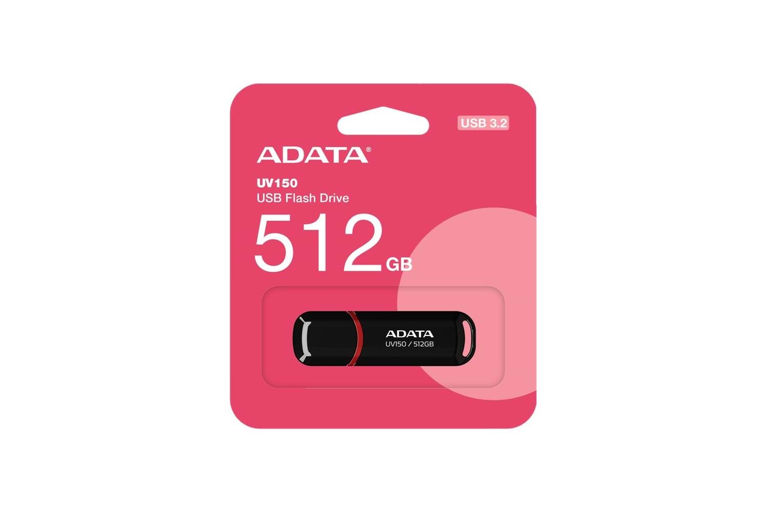 ADATA UV150-512GB USB3.2 Gen1 Black Flash Bellek