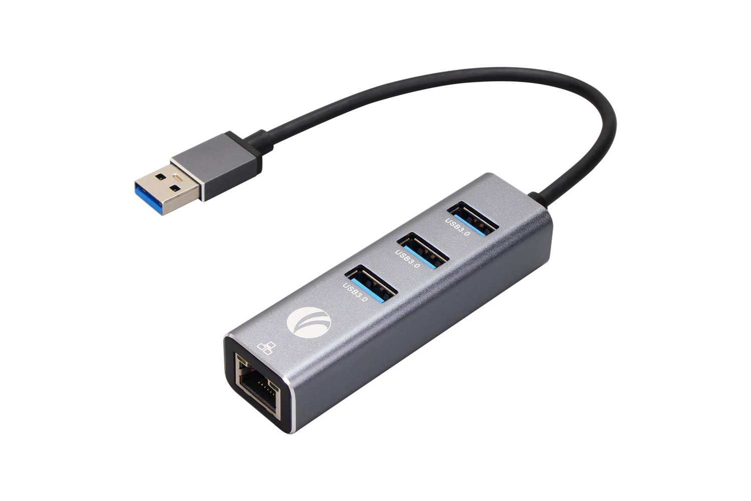 Vcom DH312B Usb 3.0 To USB3.0-3+RJ45 Çoklayıcı