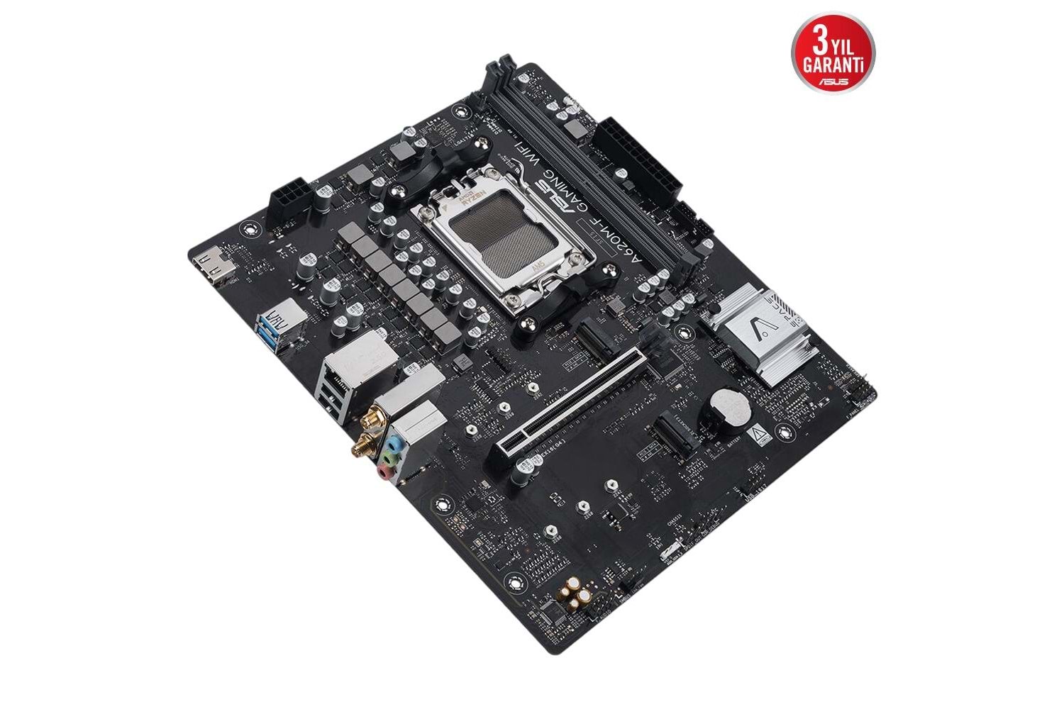 Asus Prime A620M-F GAMING WIFI 8000MHz DDR5 Soket AM5 M.2 HDMI mATX Anakart