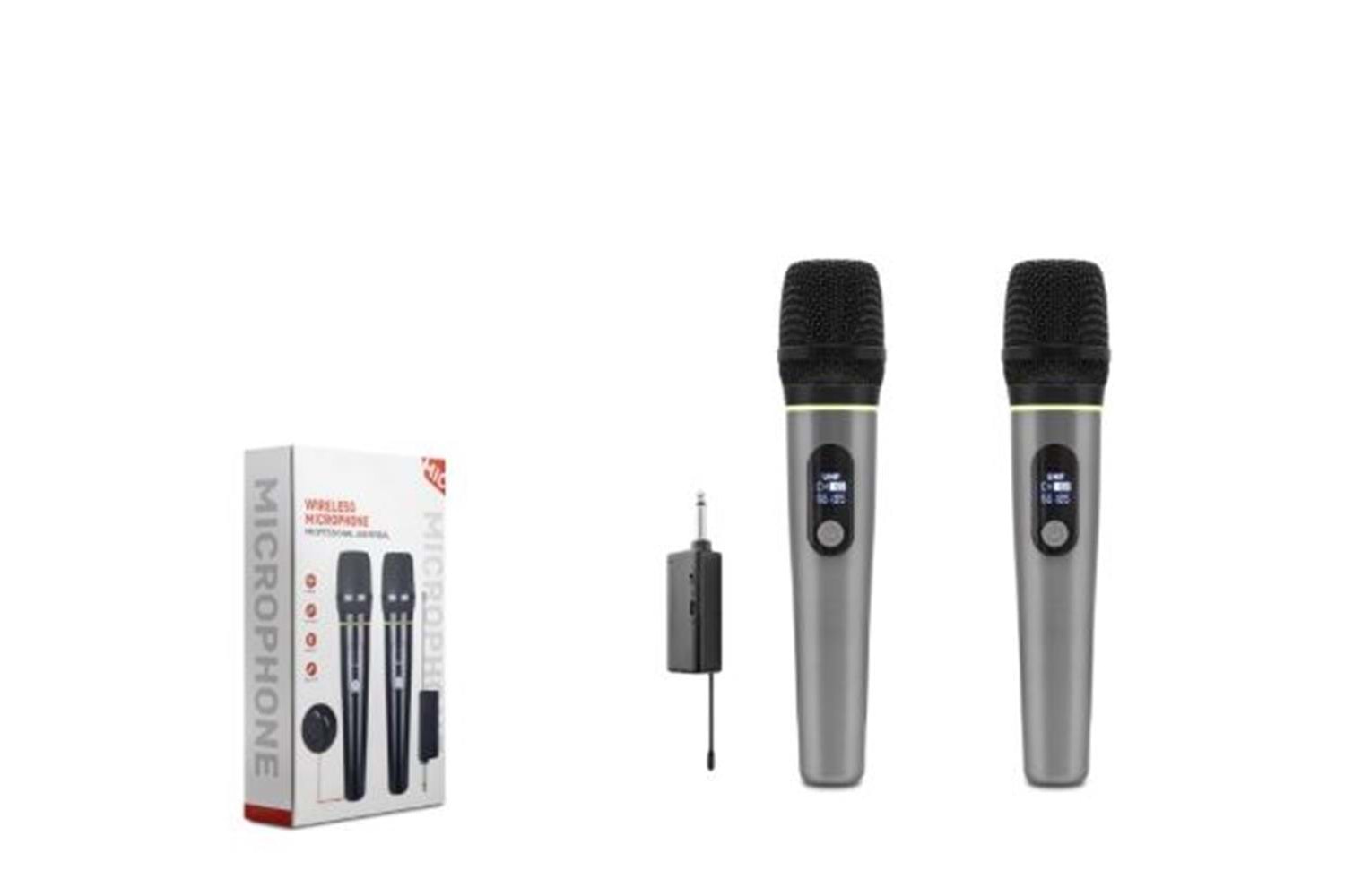 Hadron HDX2791G Gri Kablosuz (WIRELESS) 2Lİ Mikrofon