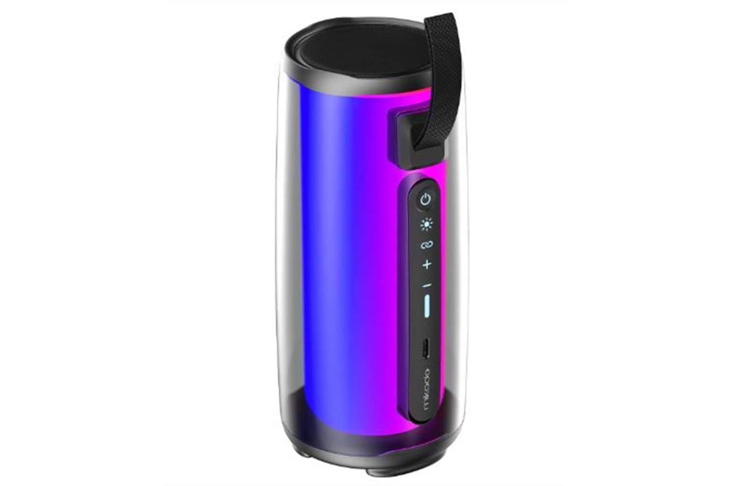 Mikado MD-17BT Capella Siyah 10W 1 RGB Mikrofonlu Kart-Aux-Usb TWS 1800 mAh Bataryalı Speaker