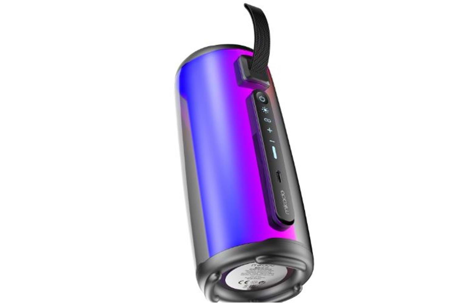 Mikado MD-17BT Capella Siyah 10W 1 RGB Mikrofonlu Kart-Aux-Usb TWS 1800 mAh Bataryalı Speaker