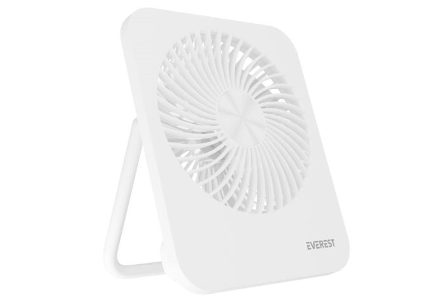 Everest EFN-601 Beyaz 2000mAh 4 Kademeli 4000RPM Hız Metal Ayak Masaüstü Usb Fan
