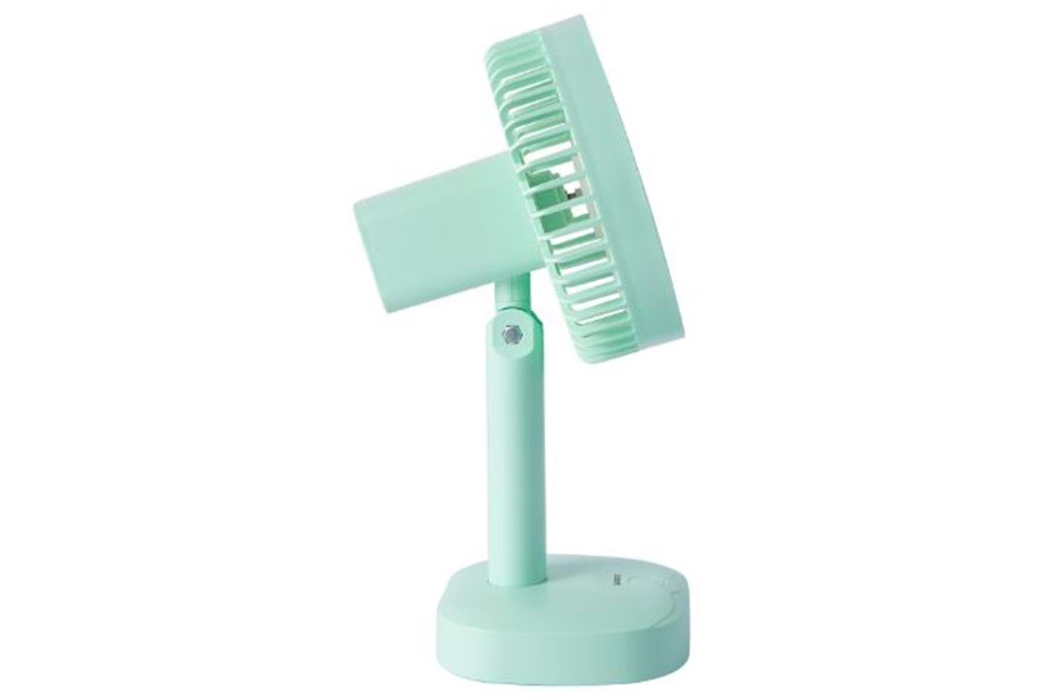 Everest EFN-510 Yeşil- Sarı 1200mAh 5 İnç 3 Hız Kademeli Dönebilen Masaüstü Usb Fan